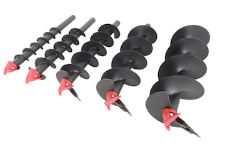 Augers in different sizes Augers in different sizes